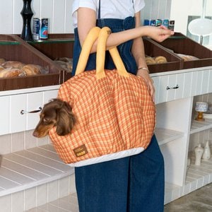 ZEZE Maillard Brown Color Traveling Block Dog & Cat Carrier with