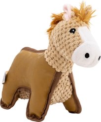 Wrangler Latex & Plush Horse Dog Toy, Tan slide 2 of 4
