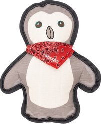 Wrangler Tough Canvas Barn Owl Plush Dog Toy, Grey slide 1 of 4