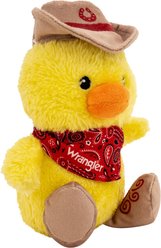 Wrangler Cowboy Chick Plush Dog Toy, Yellow slide 2 of 5