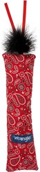 Wrangler Bandana Feather Catnip Kicker Cat Toy, Red