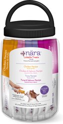 Cafe Nara Variety Pack Mousse Lickable Cat Treats for Cats, 25-oz jar, 50 count