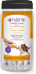 Cafe Nara Chicken Flavored Mousse Lickable Cat Treats, 12.5-oz jar, 25 count