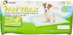 Richell Paw Trax Doggy Pads, 50 count