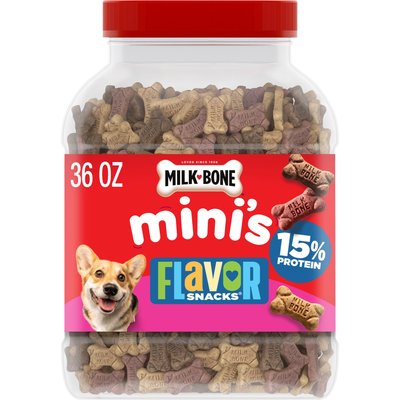 Milk-Bone Milk-Bone Mini's Beef, Chicken & Bacon Flavored Dog Biscuits, 36-oz