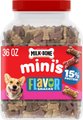 Milk-Bone Flavor Snacks Mini's Flavored Crunchy Dog Treats, 36-oz tub