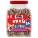 Milk-Bone Flavor Snacks Mini's Flavored Crunchy Dog Treats, 36-oz tub