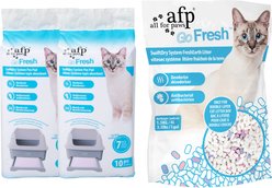 allforpaws Go fresh-SwiftDry System Refill Bundle of Cat Litter & Pee pad