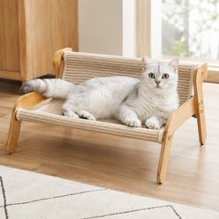 NonoPets 2-in-1 Sisal Furniture Style Sofa Cat Scratcher Bed