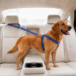 NonoPets Adjustable Dog & Cat Car Safety Seatbelt, Blue