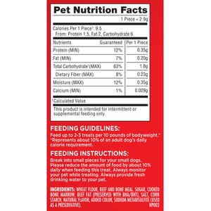 Milk-Bone MaroSnacks Real Bone Marrow Small Dog Treats, 40-oz tub