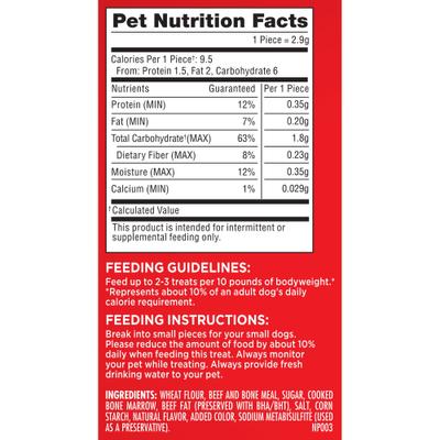 Show full view: Milk-Bone MaroSnacks Real Bone Marrow Small Dog Treats, 40-oz tub slide 7 of 11