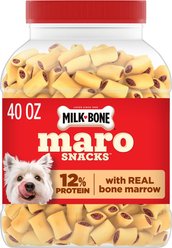 Milk-Bone MaroSnacks Real Bone Marrow Small Dog Treats, 40-oz tub