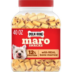 Milk-Bone MaroSnacks Real Bone Marrow Small Dog Treats, 40-oz tub