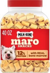 Milk-Bone MaroSnacks Real Bone Marrow Small Dog Treats, 40-oz tub