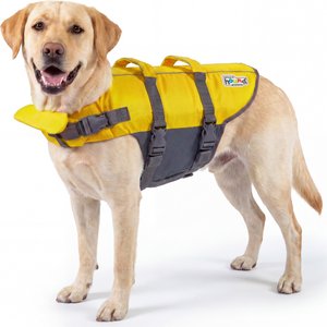 Outward Hound Granby Splash Dog Life Jacket, Yellow, Large