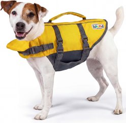 Outward Hound Granby Splash Dog Life Jacket, Yellow, Small