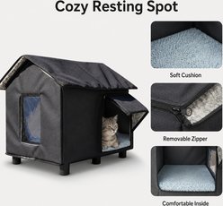 NonoPets Weatherproof Outdoor Base, Oxford Fabric Insulated Design Dog & Cat House slide 2 of 9