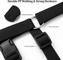 NonoPets Adjustable Dog & Cat Car Safety Seatbelt, Black slide 2 of 8