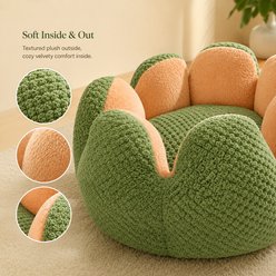NonoPets Plush Flower Dog & Cat Bed, Large slide 2 of 7