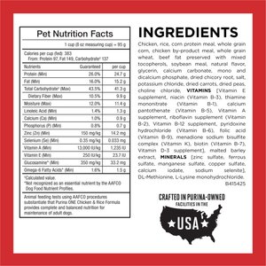 Purina ONE Chicken & Rice Formula High-Protein Dry Dog Food, 40-lb bag