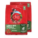 Purina ONE Lamb & Rice Formula High-Protein Dry Dog Food, 80-lb bundle
