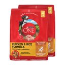 Purina ONE Chicken & Rice Formula High-Protein Dry Dog Food, 80-lb bundle