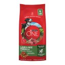 Purina ONE Lamb & Rice Formula High-Protein Dry Dog Food, 4-lb bag