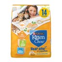 Kitten Chow Year One Essentials Nutrients with Real Chicken High-Protein Kitten Dry Cat Food, 14-lb bag