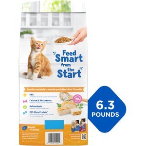 Kitten Chow Year One Essentials Nutrients with Real Chicken High-Protein Kitten Dry Cat Food, 6.3-lb bag