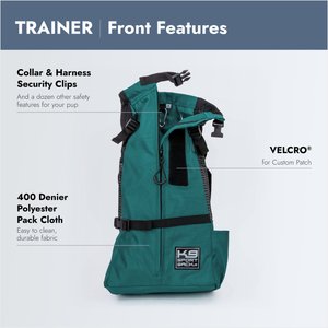 K9 Sport Sack Trainer Forward Facing Dog Carrier Backpack, Turquoise, Small
