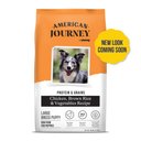 American Journey Protein & Grains Large Breed Puppy Chicken, Brown Rice & Vegetables Recipe Dry Dog Food (NEW LOOK COMING SOON), 28-lb bag