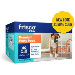 Frisco X-Large Premium Dog Training & Potty Pads, 28 x 34-in, Scented, 40 count