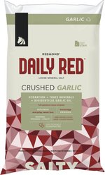 Redmond Daily Red Crushed Garlic Mineral Supplement for Horses, 25-lb bag