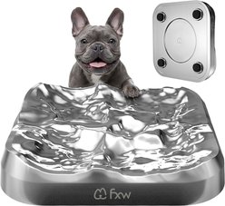 FXW IntoFlow Stainless Steel Dog Lick Mat, 8.1 x 8.1 x 8.1-in