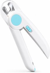 NonoPets Professional Safety Guard Non-Slip Handle Grooming Tool Dog Nail Clipper, Blue, 5.8 x 1.7-in