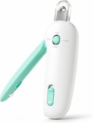 NonoPets Adjustable Safety Guard Anti-Splash Design Dog & Cat Nail Clipper, 1 to 3.5 mm, Blue