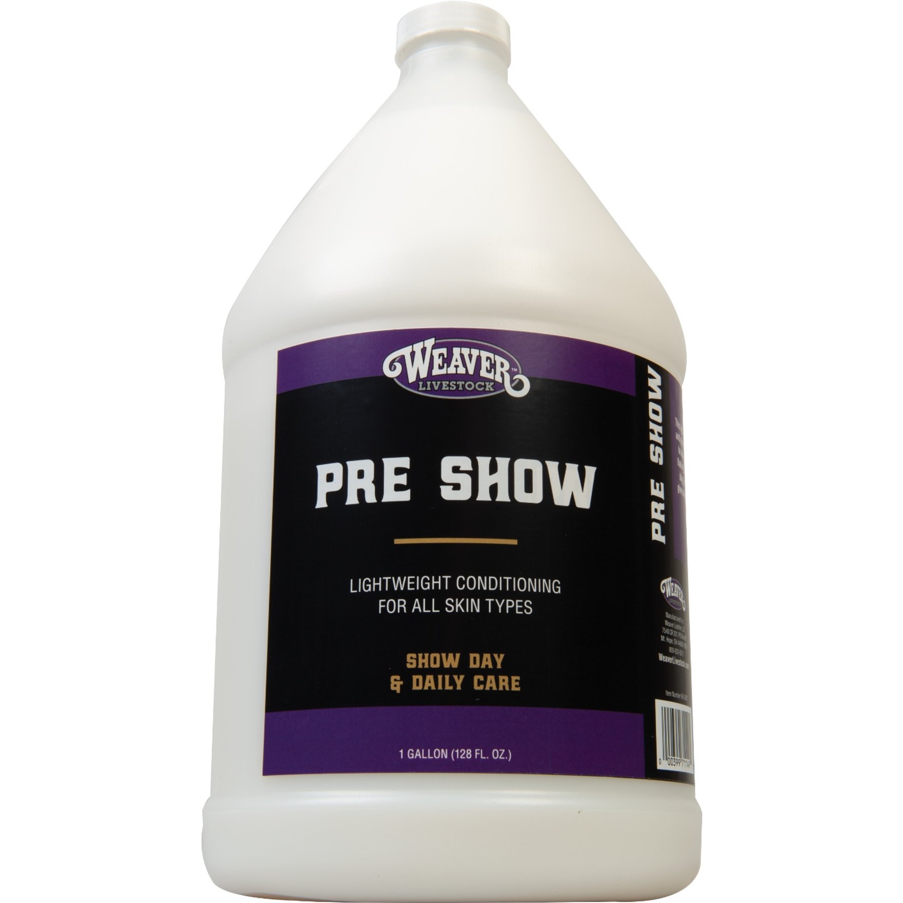 Weaver Livestock PreShow Farm Animal Shampoo, 1-gal bottle