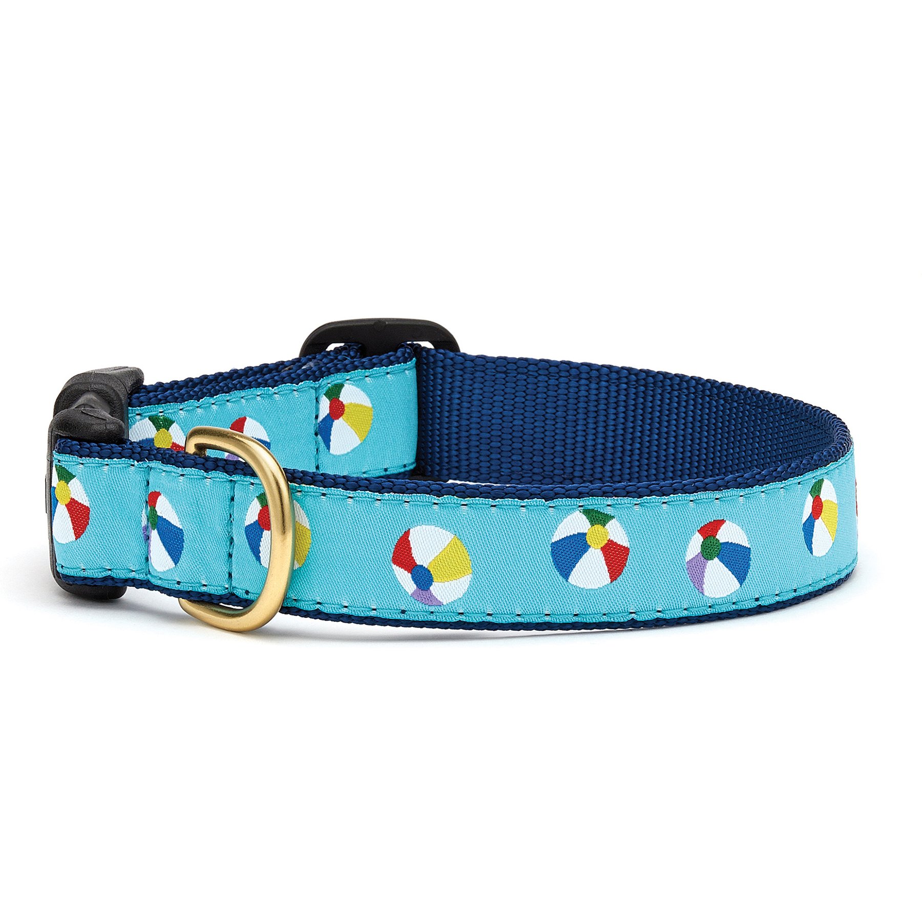 Up Country Beach Balls Adjustable Dog Collar, X-Large: 24-in neck, 1-in wide