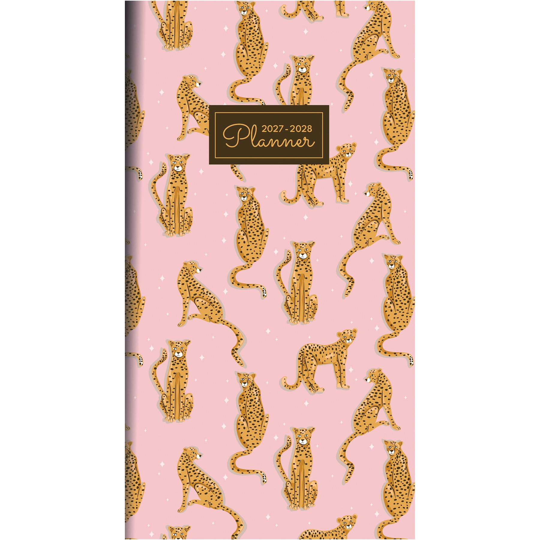 2027-2028 Pink Kitty Club Small Monthly Pocket Planner