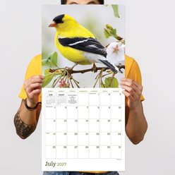 2027 Backyard Birds Wall Calendar slide 2 of 6