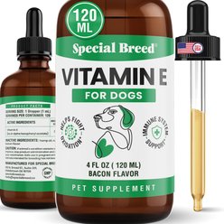 Special Breed Skin & Coat Support Bacon Flavored Liquid Vitamins & Minerals for Dogs, 4-fl oz