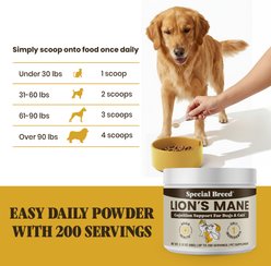 Special Breed Organic Mushroom Immune Support Powder Vitamins for Dogs & Cats, 2.12-oz slide 2 of 7