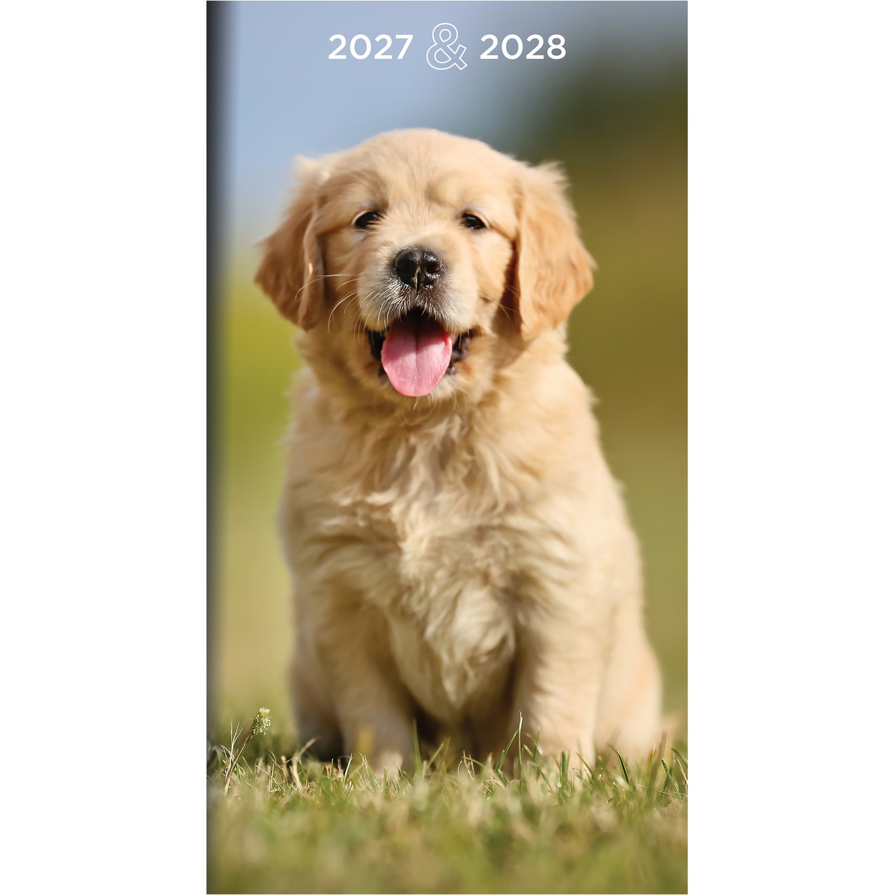 2027-2028 Dog Small Monthly Pocket Planner