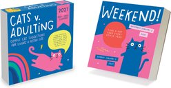 2027 Cats vs Adulting by Amy Smyth Daily Desktop Calendar