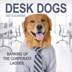 2027 Desk Dogs Wall Calendar