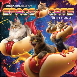 2027 Space Cats Mini Calendar