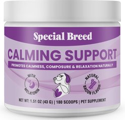 Special Breed Calming Bacon Flavored Powder Vitamins for Dogs, 1.51-oz