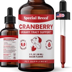 Special Breed Urinary Tract Health Bacon Flavored Liquid Drops Vitamins for Dogs & Cats, 2-fl oz