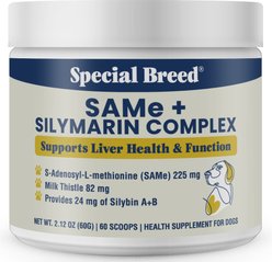 Special Breed Milk Thistle Liver Care Powder Vitamins for Dogs, 2.12-oz slide 1 of 8
